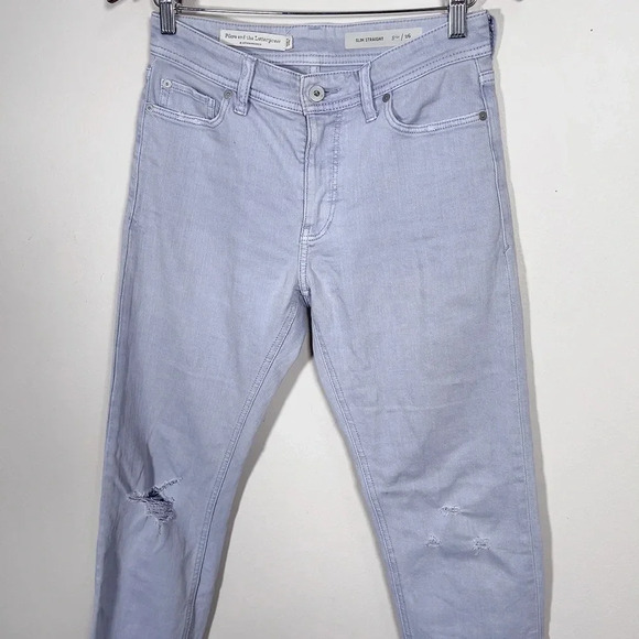 Anthropologie  Pilcro Slim Straight Cuffed Jeans - Picture 4 of 15